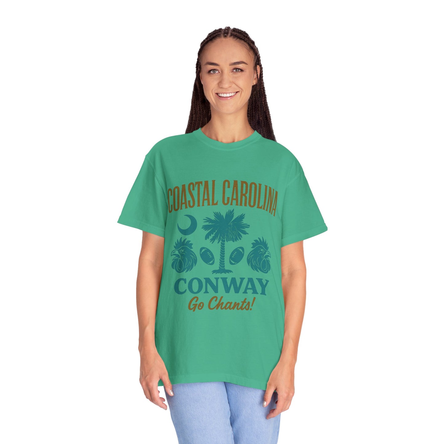 Go Chants T-Shirt, Unisex Garment-Dyed Tee, Beachwear, College Apparel, Summer Vibes