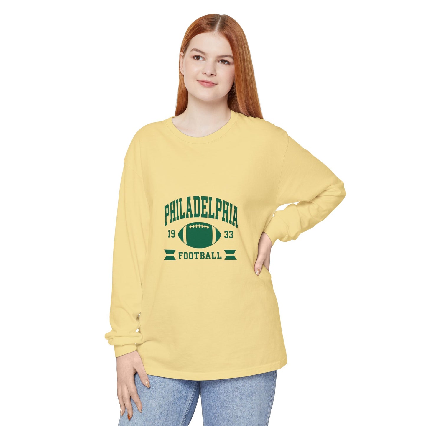 Vintage Philadelphia Football Long Sleeve T-Shirt