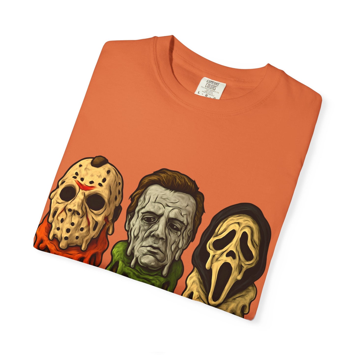 Halloween Horror Movie T-Shirt with Iconic Characters, Unisex Casual Tee for Gifting, Summer Fun, Halloween Costume, Movie Lovers