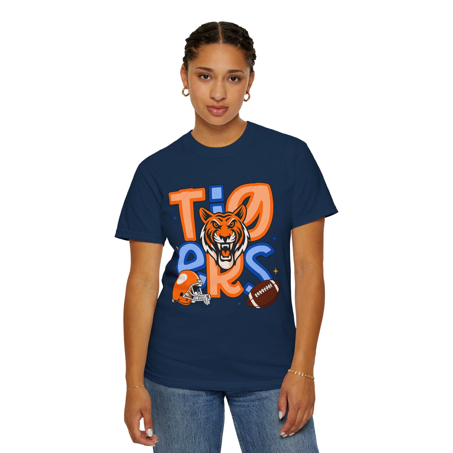 Tigers Unisex Garment-Dyed T-Shirt