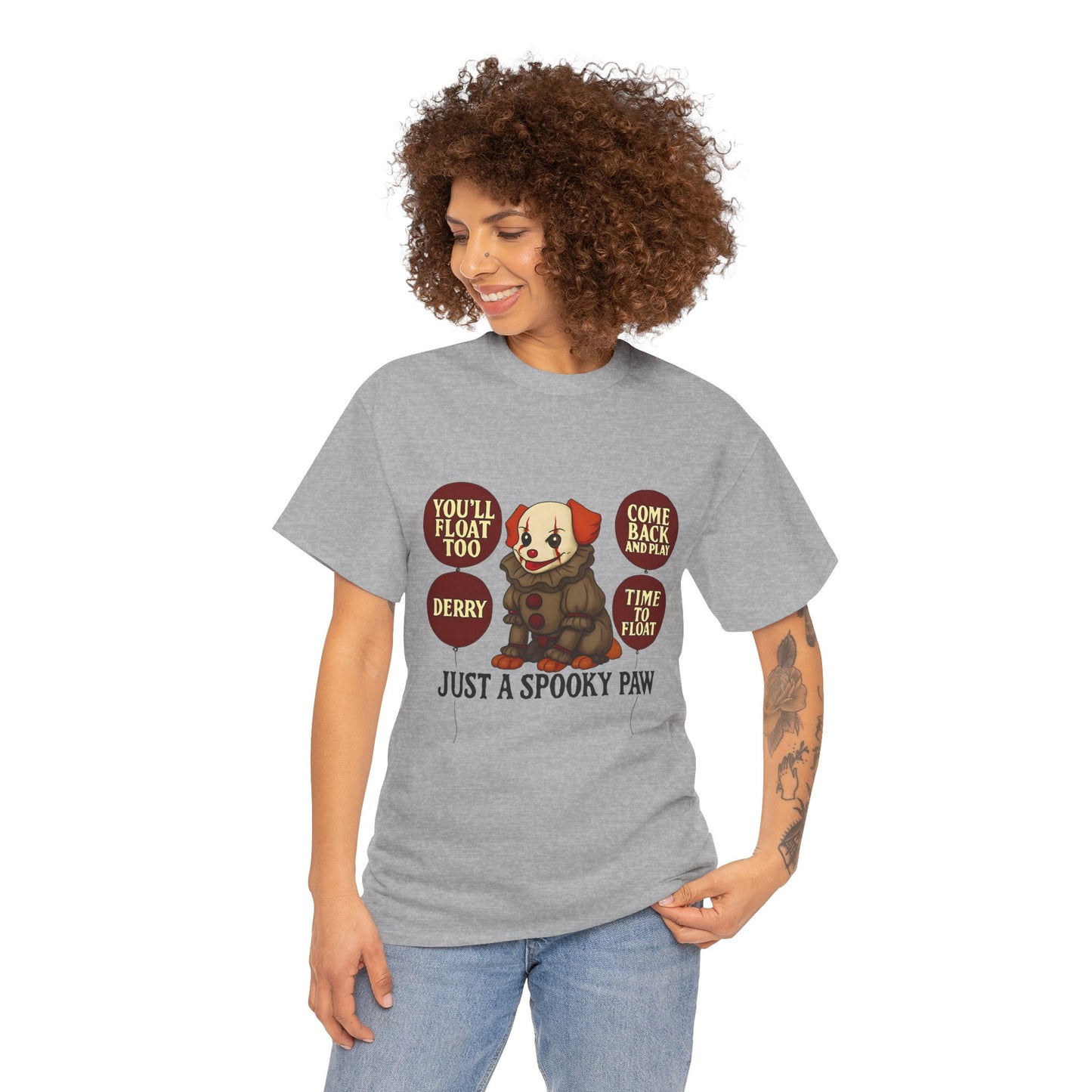 Spooky Dog Tee Clown Pup Pennywise