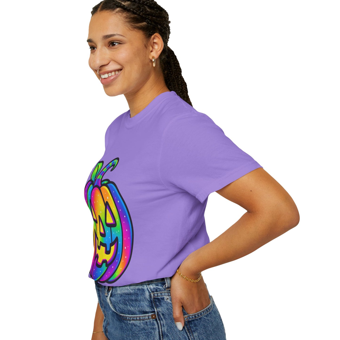 Colorful Pumpkin T-shirt for Halloween