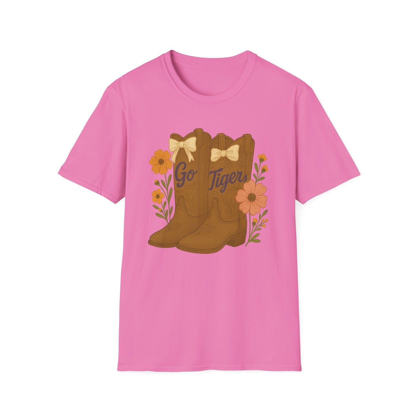 SC Tigers Country Boots Unisex T-Shirt | Cute Southern Style Tee, Go Tiger Shirt, Perfect for Game Day, Clemson Game Day, Graduation Gift, College Student Gift