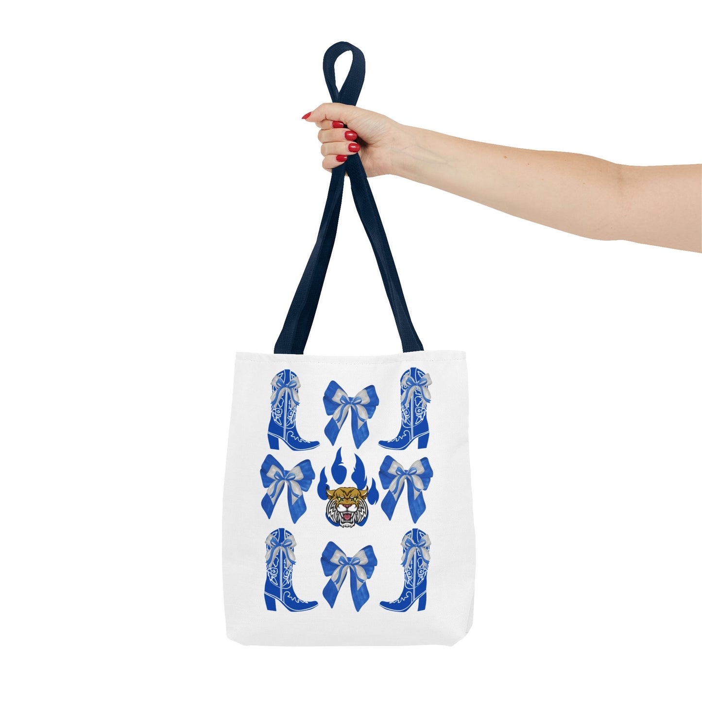 KY wildcats Stylish Blue Cowboy Boots Tote Bag, Kentucky Wildcats Fan, Kentucky Game Day, UK Wildcats, Kentucky Alumni, Graduation Gift, Lexington KY Gift