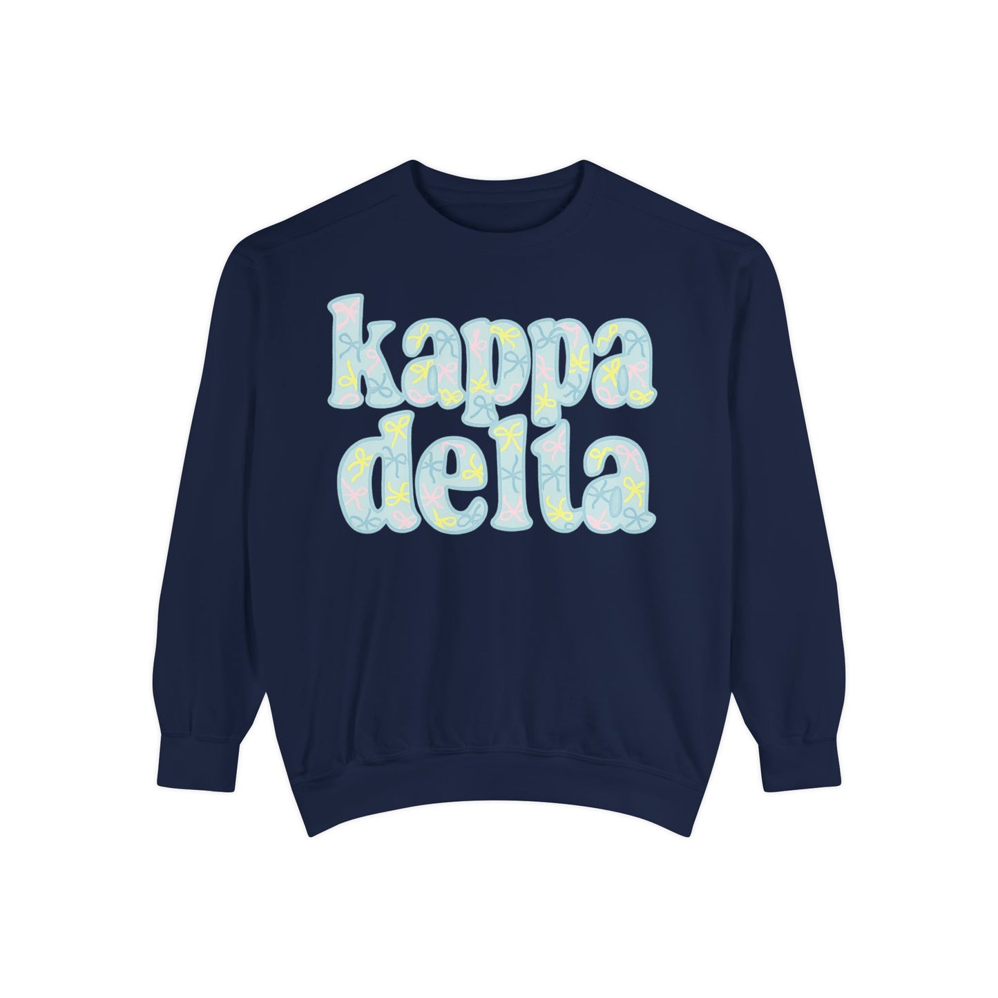 Sorority Sisters Cozy Sweatshirt - KaDelta Unisex Garment-Dyed