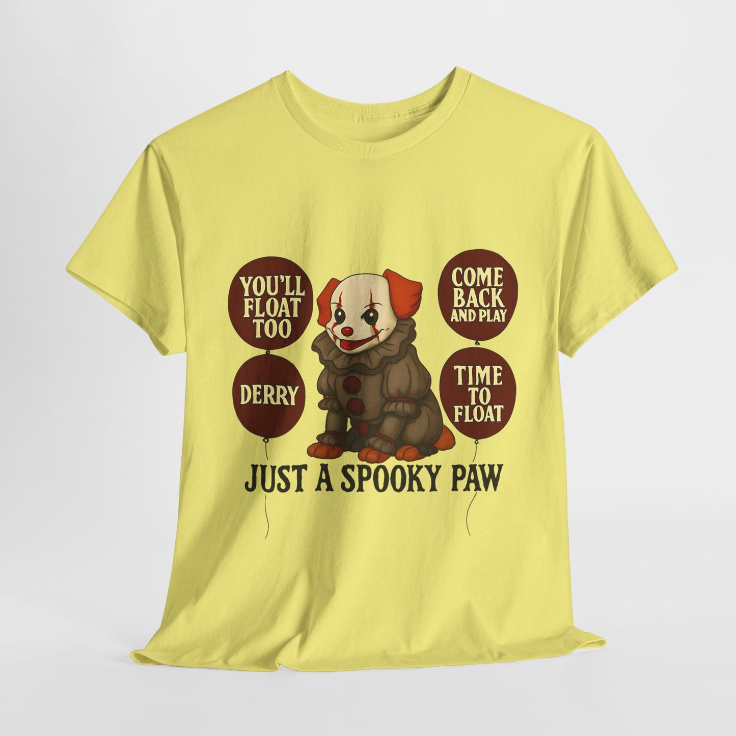 Spooky Dog Tee Clown Pup Pennywise