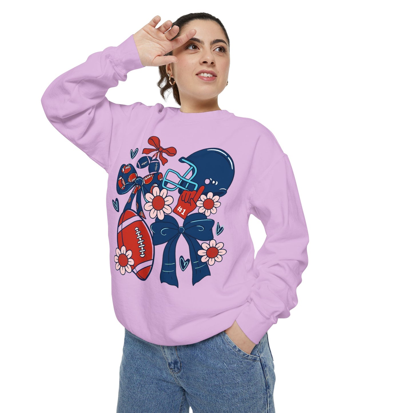 Football Game Day Unisex Sweatshirt - Comfort Colors