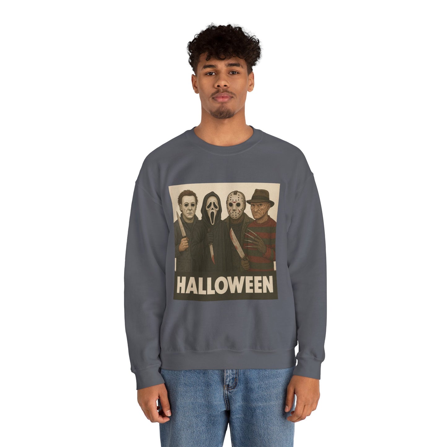 Spooky Movie Crewneck Sweatshirt - Halloween Horror Apparel