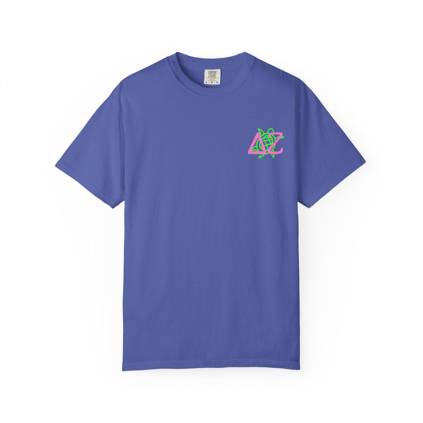 Delta Zeta Unisex T-Shirt, Sorority Shirt, Garment-Dyed Tee, Cute College Top, Sisterhood Apparel, Gift for Sorority Sisters