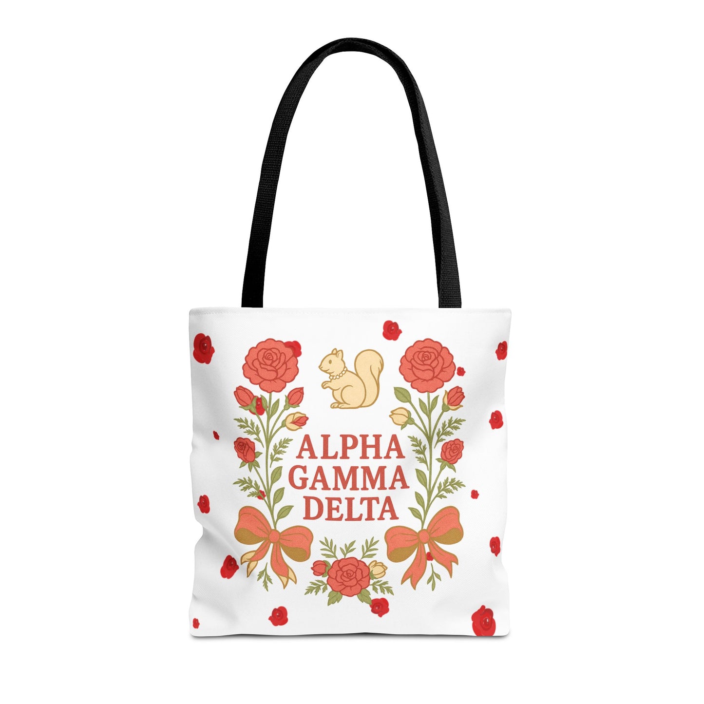Floral Tote Bag | Alpha Gamma Delta Collection | Perfect for Sorority Events & Graduates