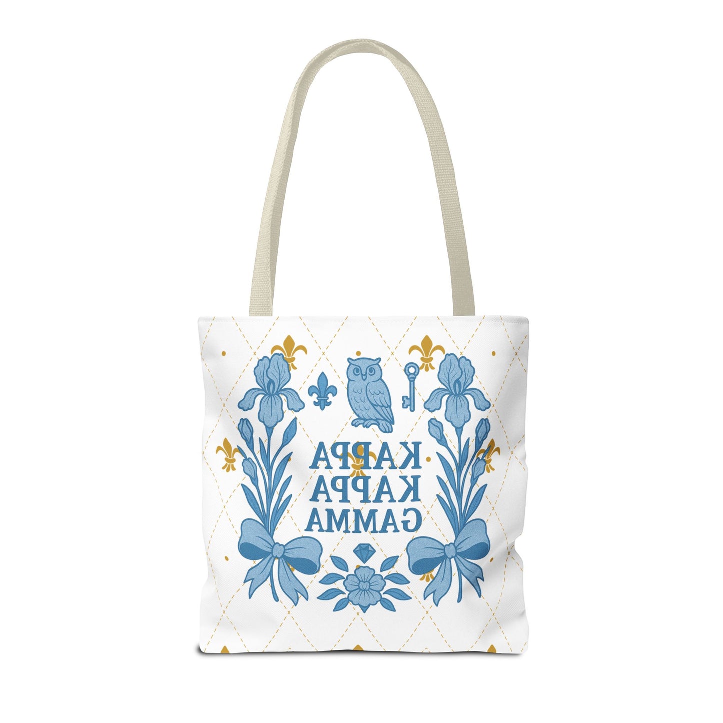 Floral KKG Sorority Tote Bag | College Student Gift, Event Tote