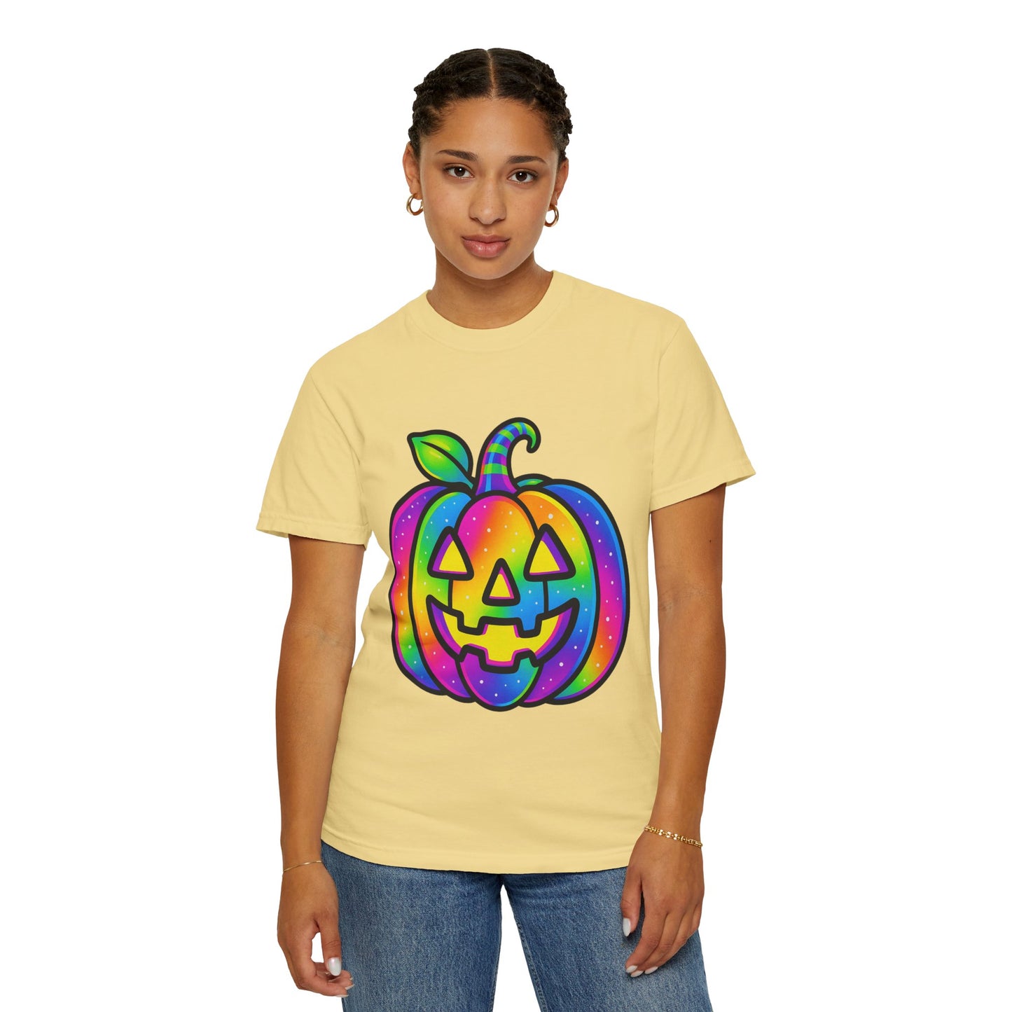 Colorful Pumpkin T-shirt for Halloween