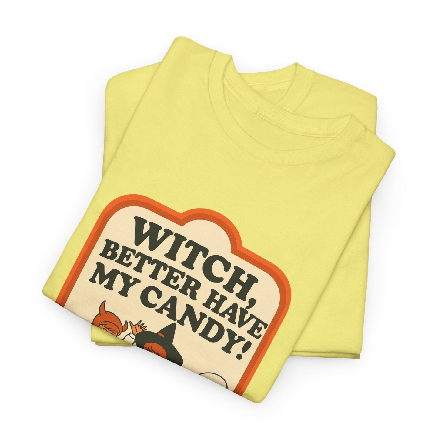 Halloween Witch Candy Tee - Unisex Cotton Shirt