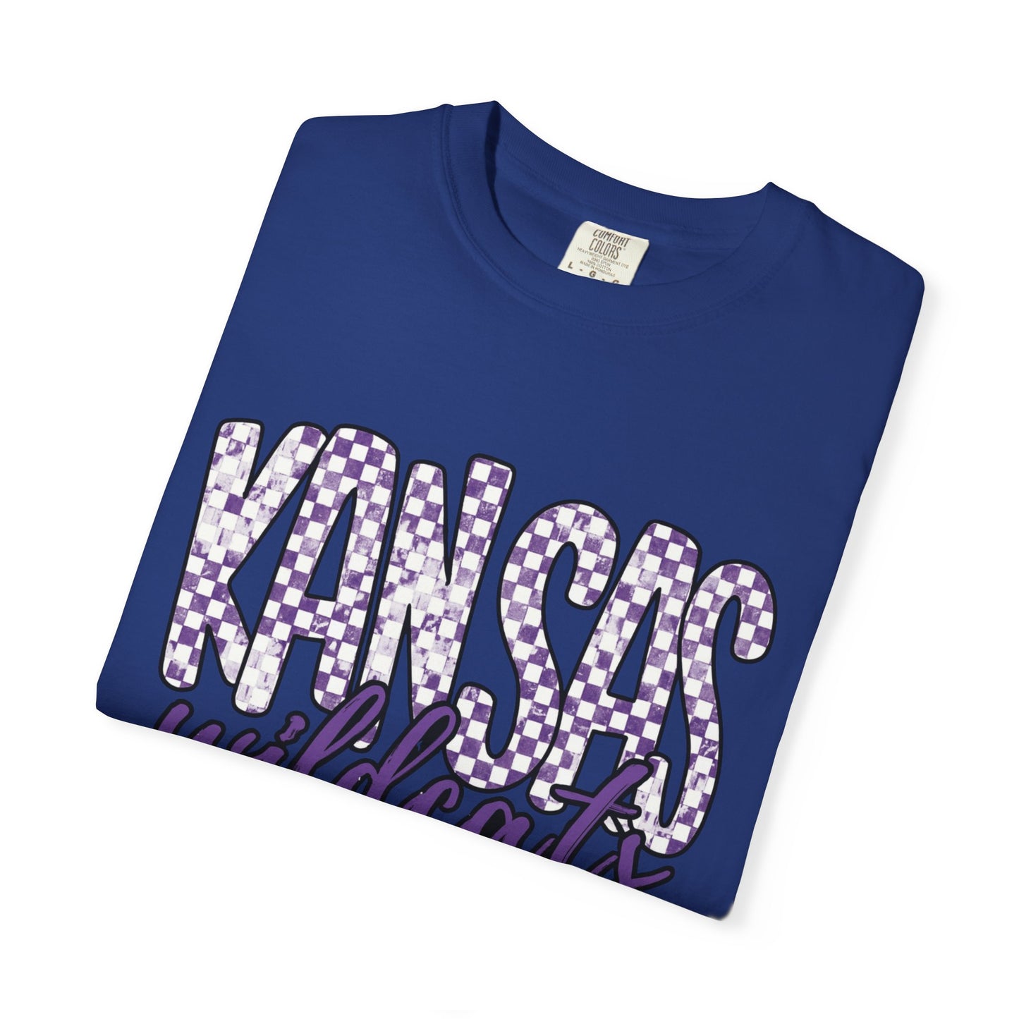 Kansas Wildcats Garment-Dyed T-Shirt | Unisex College Apparel
