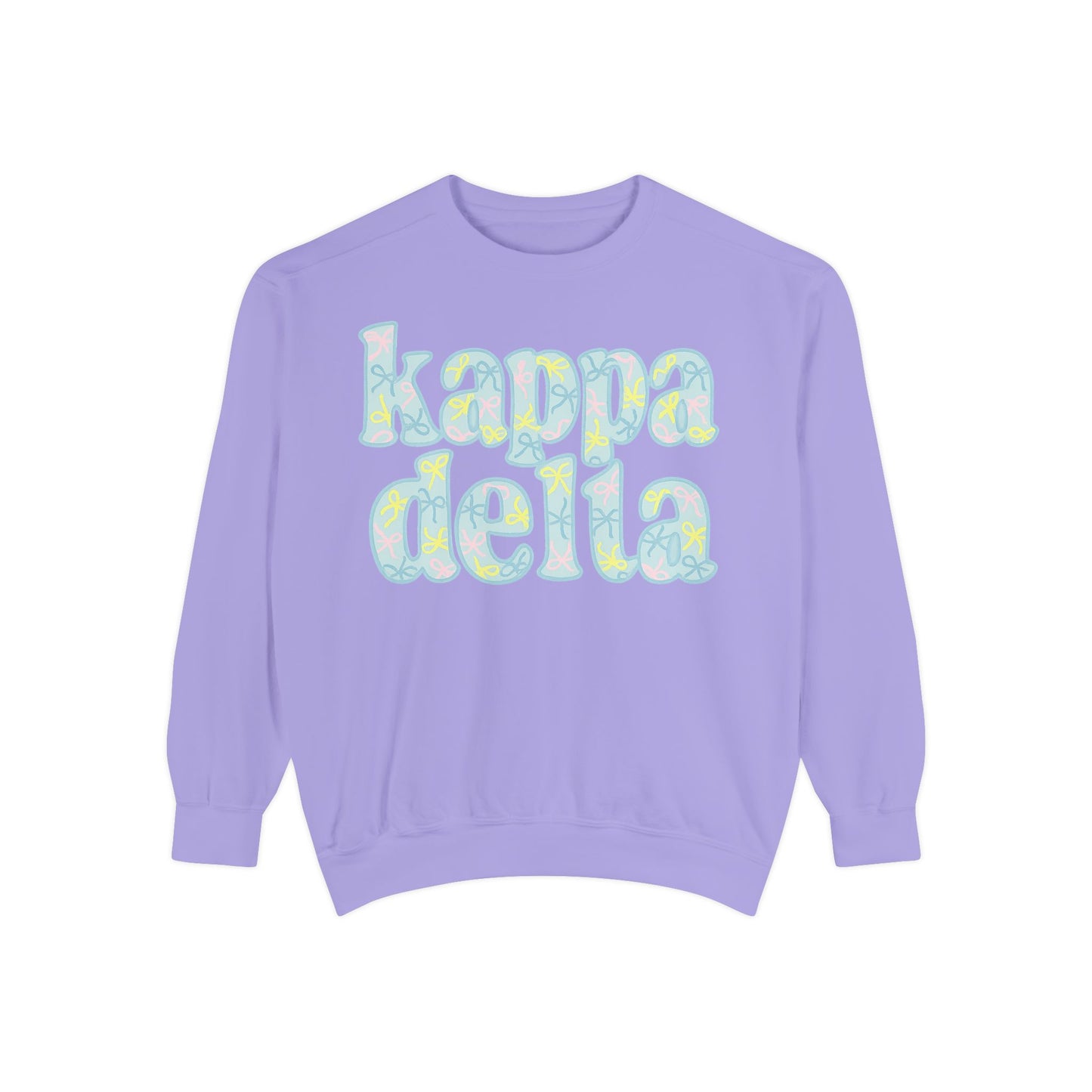 Sorority Sisters Cozy Sweatshirt - KaDelta Unisex Garment-Dyed