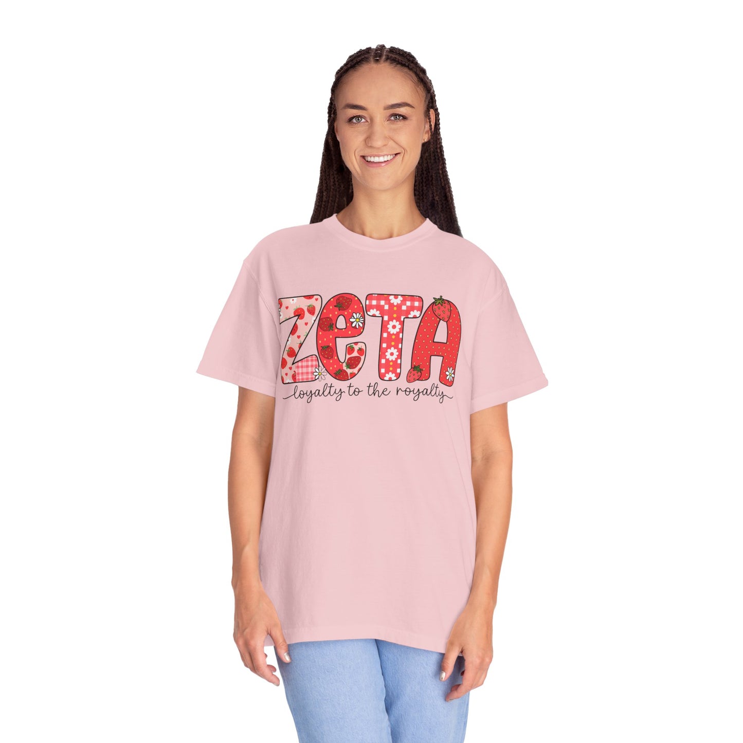 ZTALoyalty T-Shirt, Unisex Garment-Dyed Tee, Perfect for Sorority Events, Greek Life Apparel, Custom Festive Shirt, Everyday Casual Wear