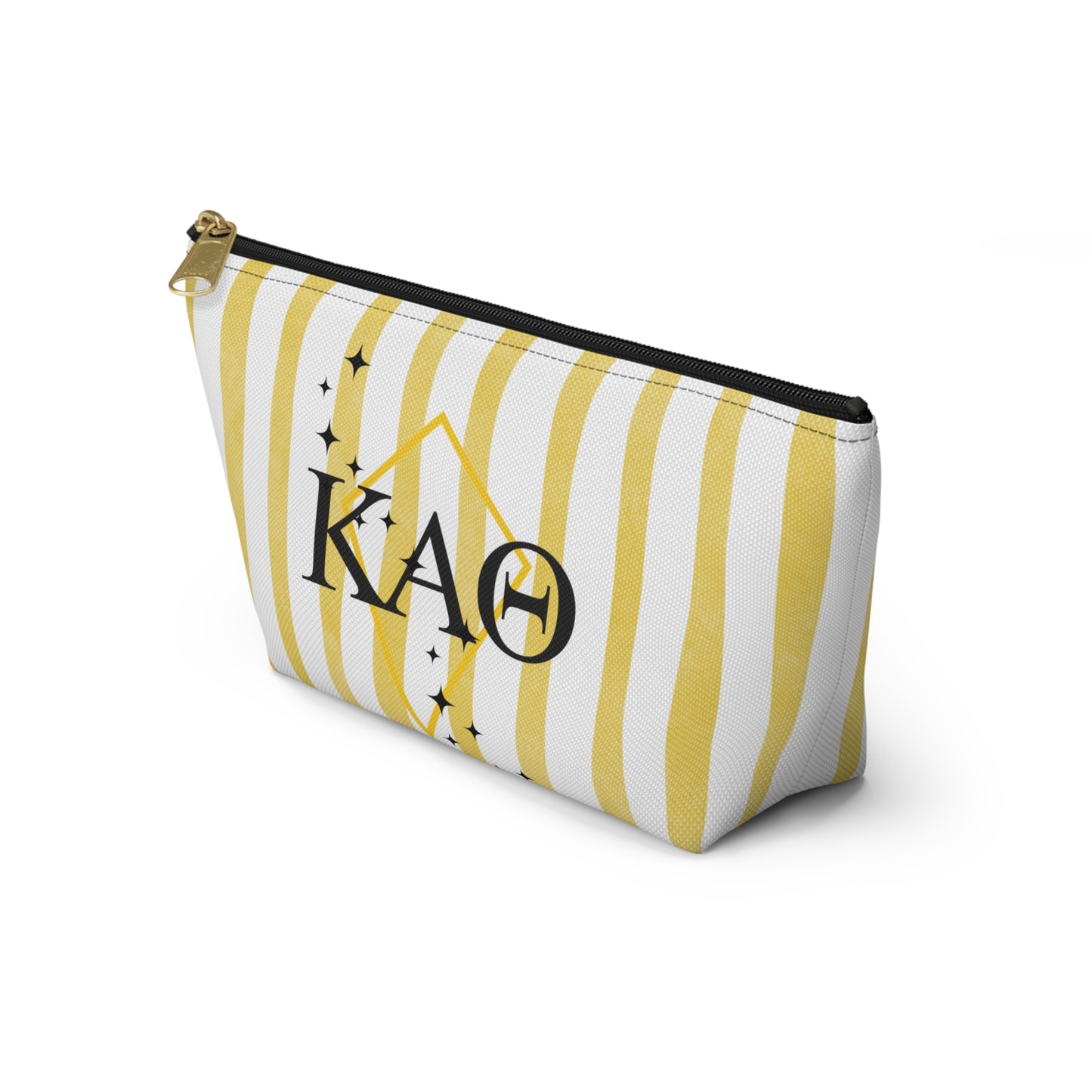 Kappa Alpha Theta Chic Accessory Pouch for Everyday Essentials, Personalized Makeup Bag, Travel Organizing Case, Gifts for Her, Stylish Storage Solution