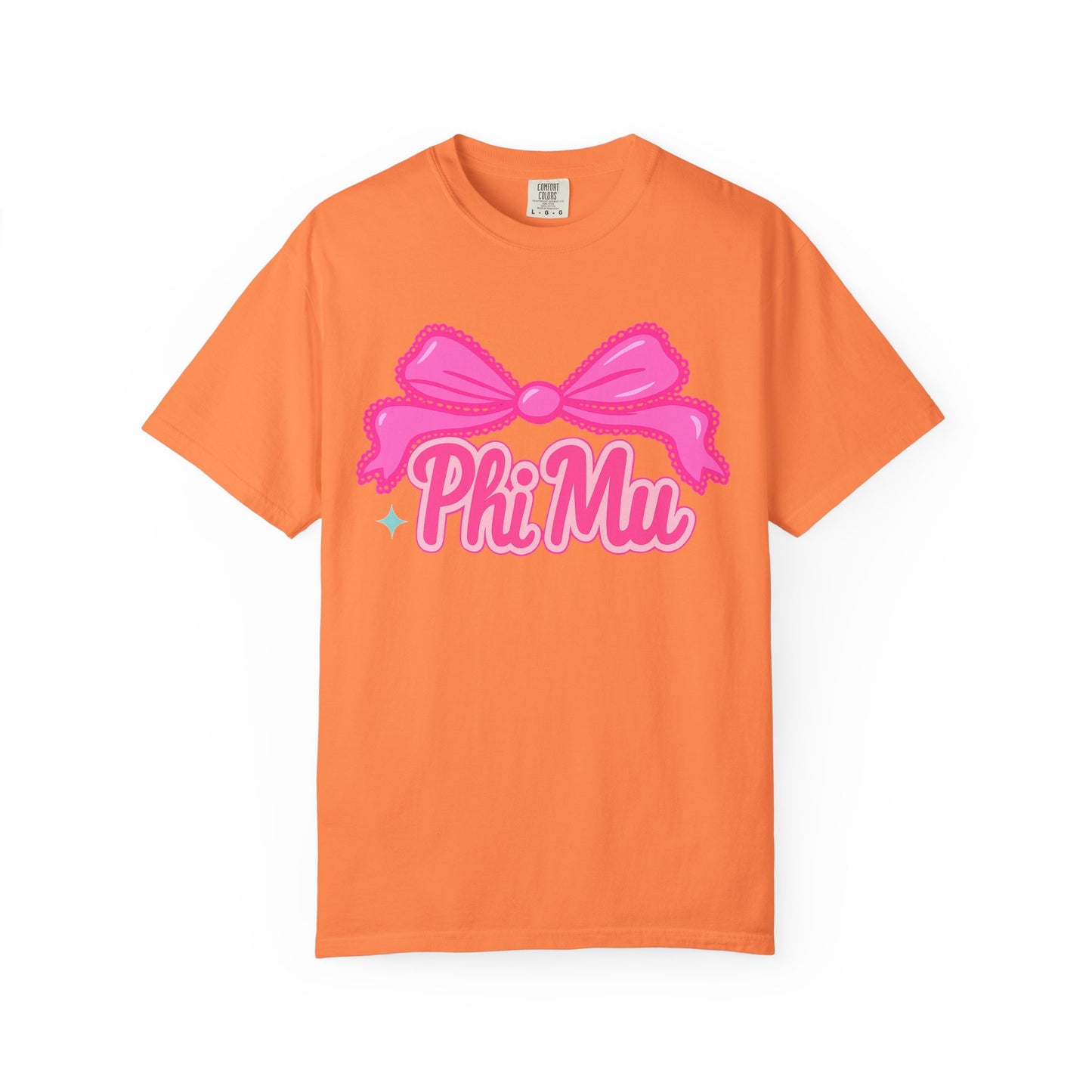 PhiMu Bow Pink Sorority T-Shirt