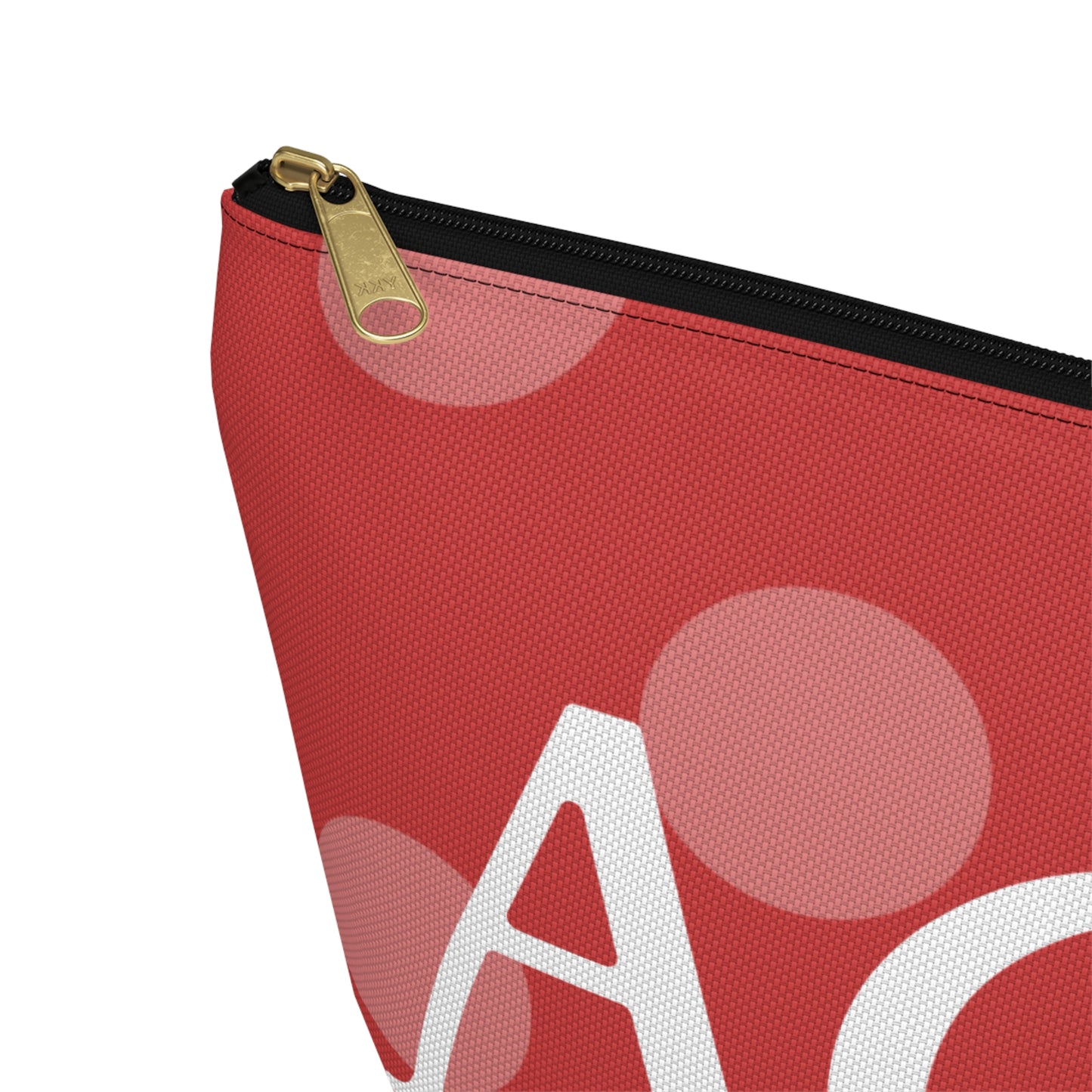 AOPI Chic Accessory Pouch, Personalized Makeup Bag, Fun Pencil Case, Stylish Travel Organizer, Unique Gift Idea, Sorority or College Essentials