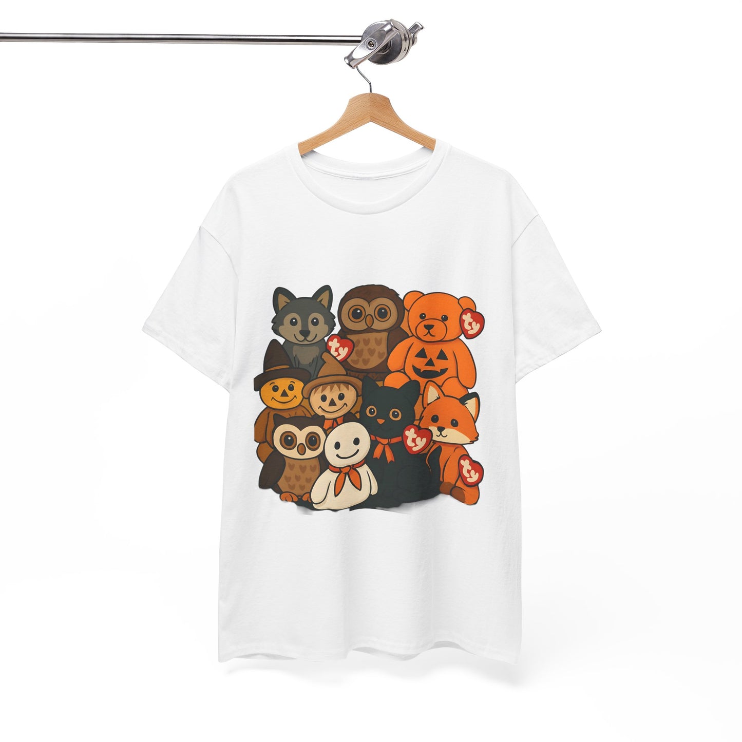 Halloween Unisex Tee - Ty Beanie Babies Design