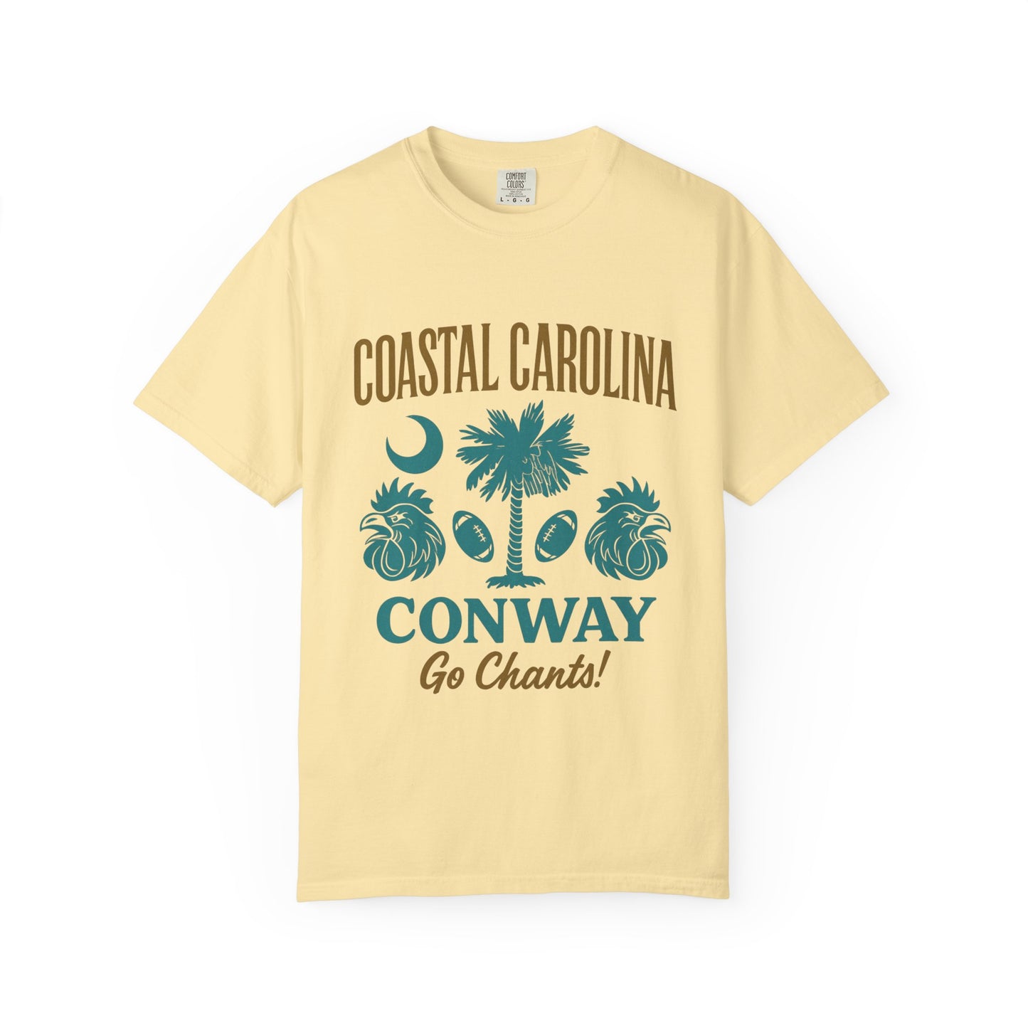 Go Chants T-Shirt, Unisex Garment-Dyed Tee, Beachwear, College Apparel, Summer Vibes