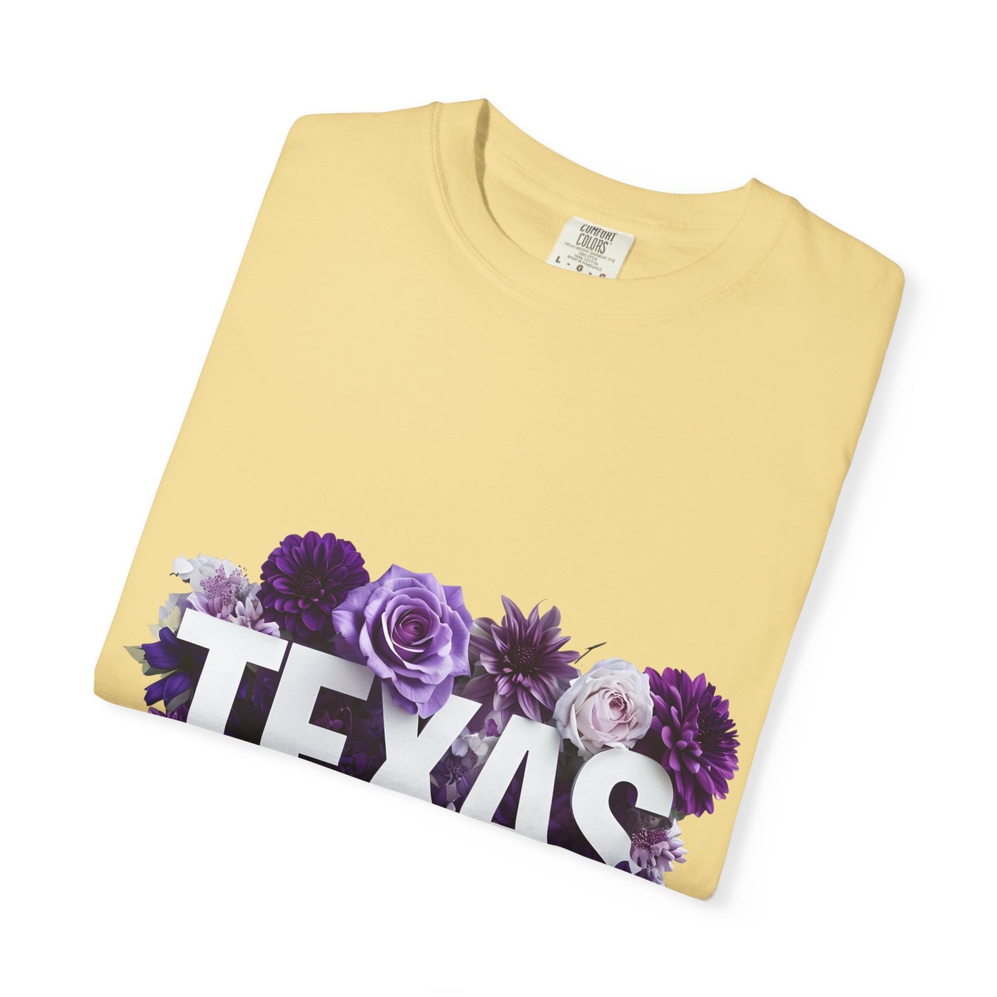 Texas Floral T-Shirt, Unisex Aesthetic Tee, Summer Outfit, Gift for Texan, Casual Style Shirt, Travel Souvenir Shirt
