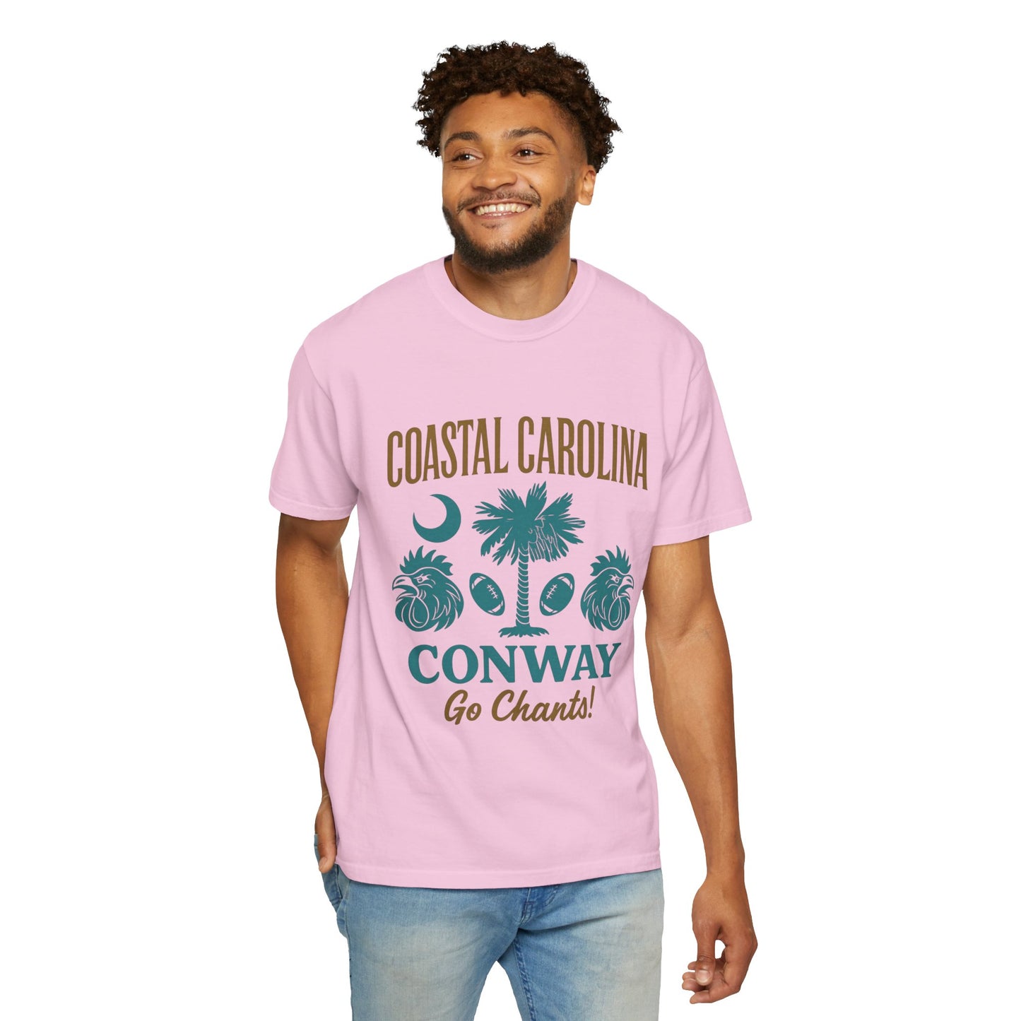 Go Chants T-Shirt, Unisex Garment-Dyed Tee, Beachwear, College Apparel, Summer Vibes