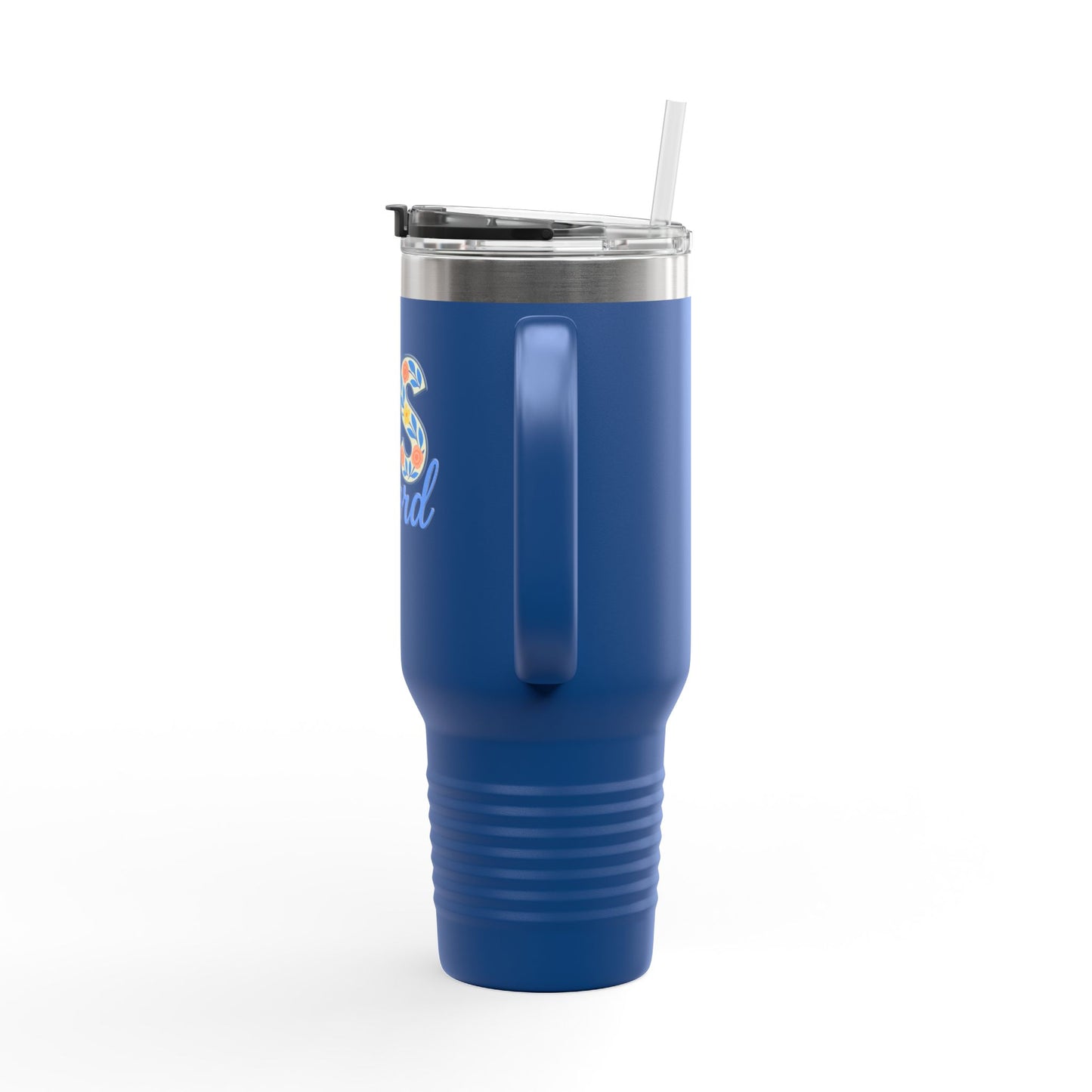Floral Insulated Travel Mug-40 oz., Oxford, MS Design