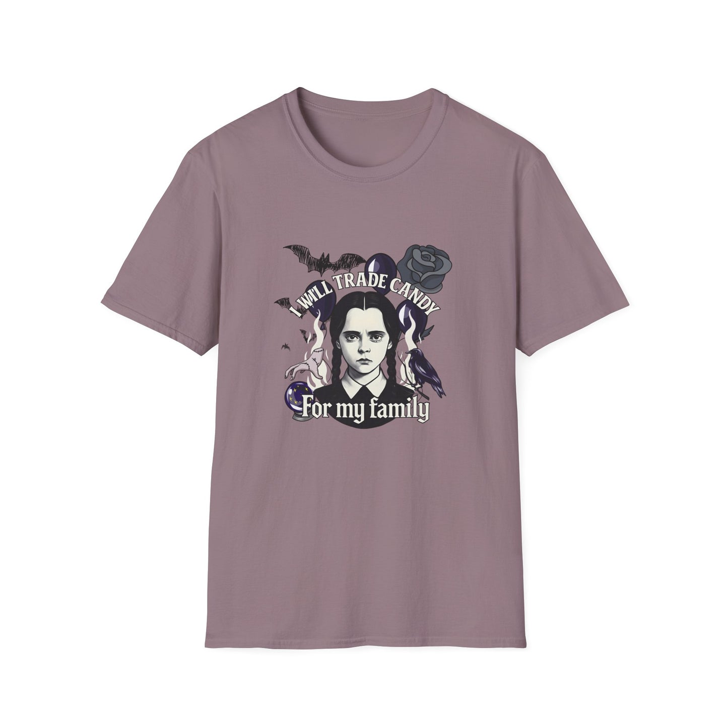 Gothic Family Tribute Unisex Tee - Halloween Dark Aesthetic Apparel