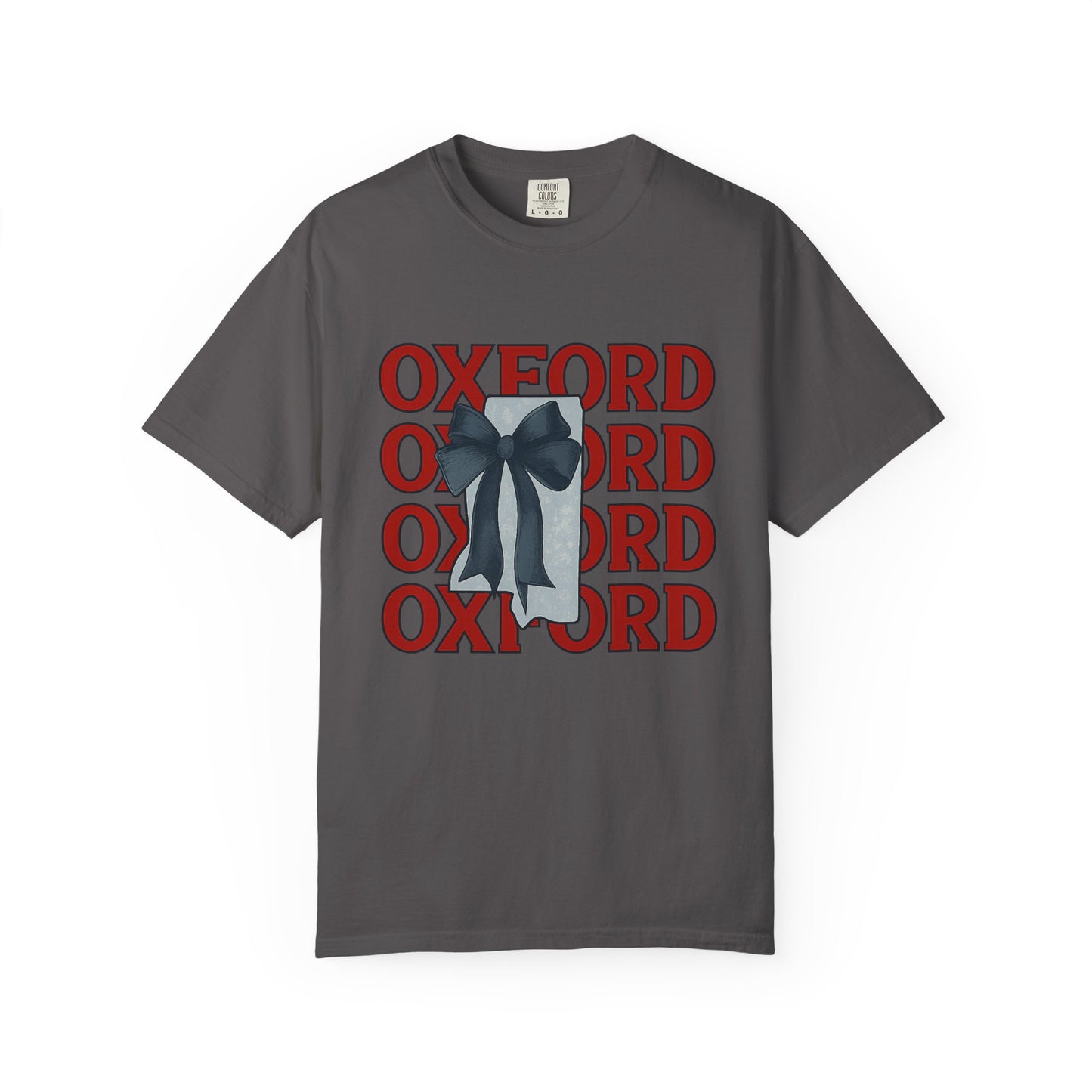 Oxford Bow Graphic Tee, Casual Unisex T-shirt, Gift for Students, College Apparel, Trendy Fashion Top, Birthday Gift