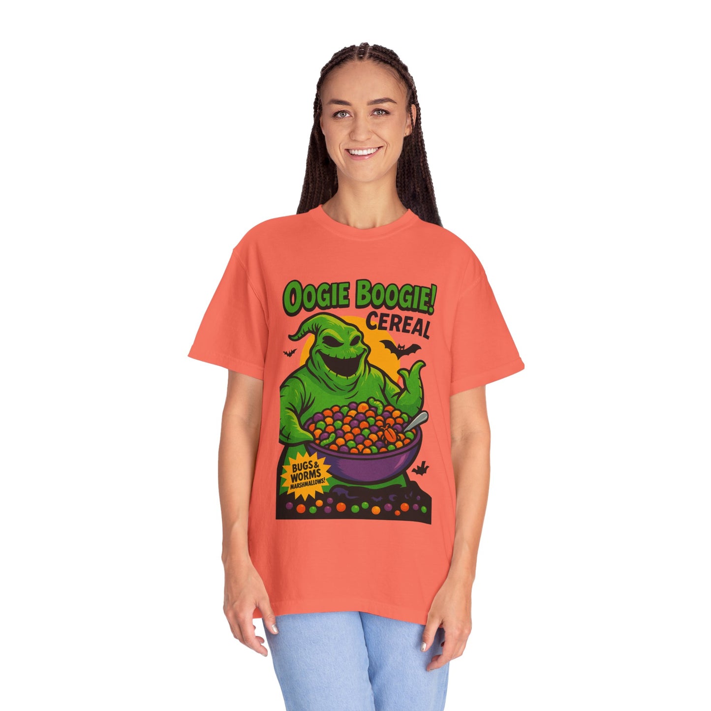 Oogie Boogie Cereal Unisex T-Shirt, Halloween Tee, Cartoon Apparel, Gifts for Fans, Unique Graphic Shirt, Spooky Style