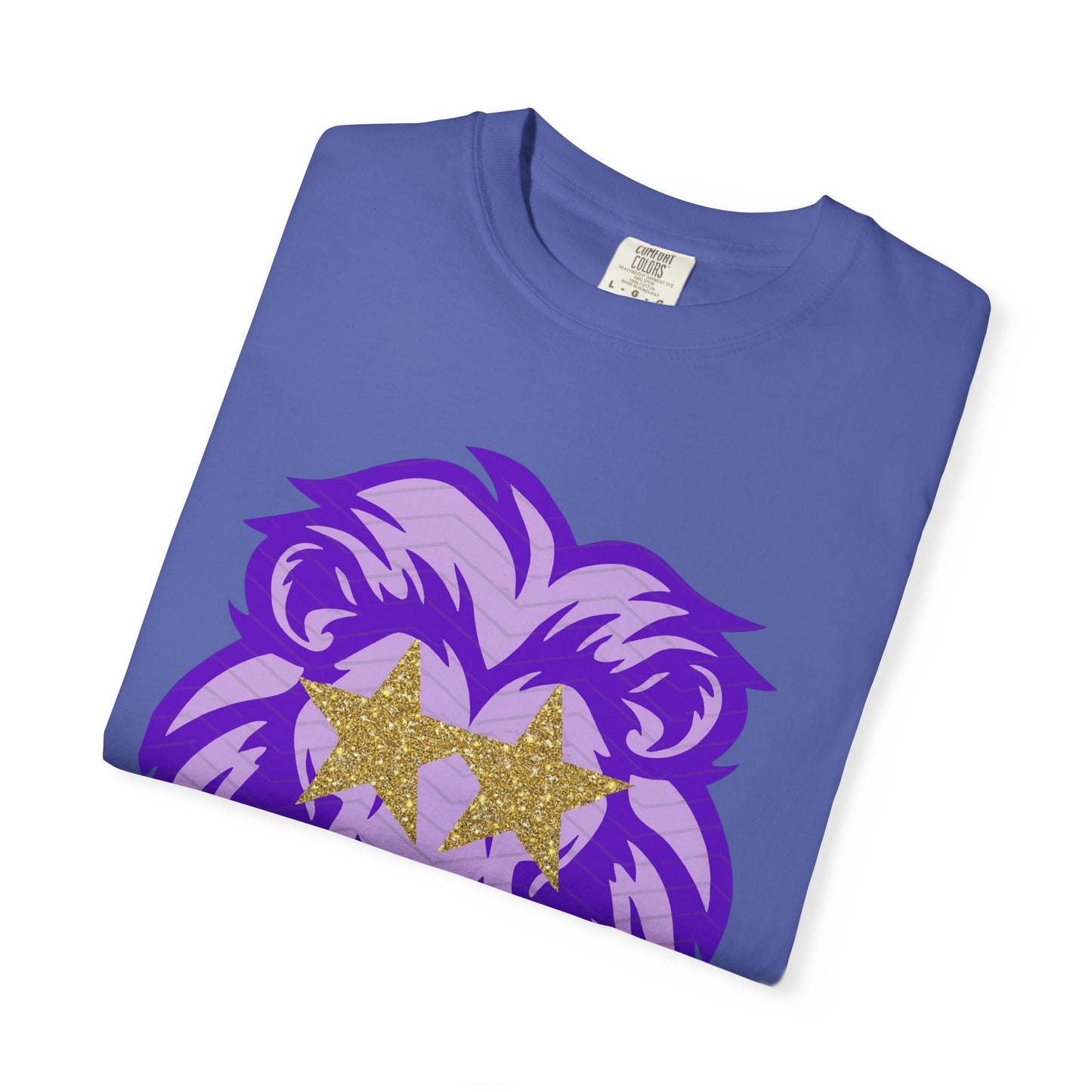 Purple Lion Graphic T-Shirt