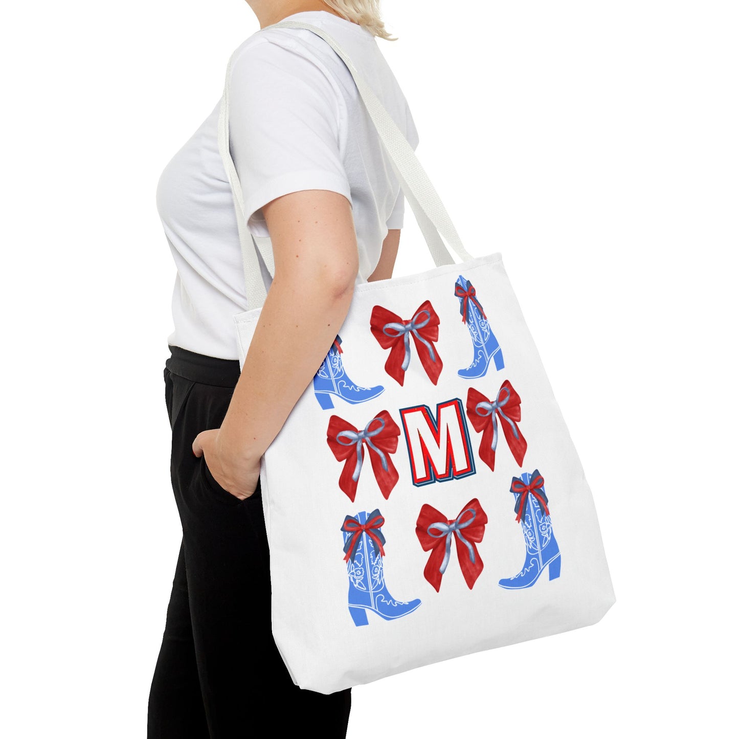 Mississippi Coquette Tote Bag, Personalized Tote, Mississippi Fan Gift, Ole Miss, Hotty Toddy, College Student Gift, Graduation Gift