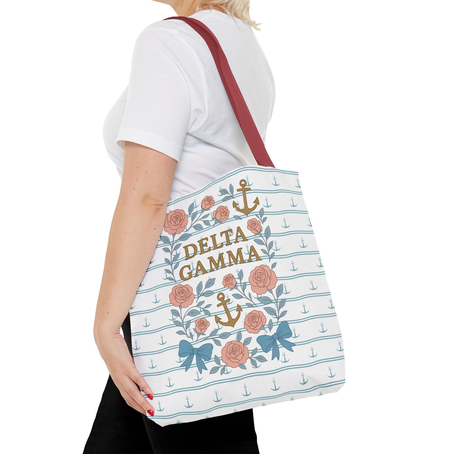 Floral Tote Bag - Delta Gamma Sisterhood Gift