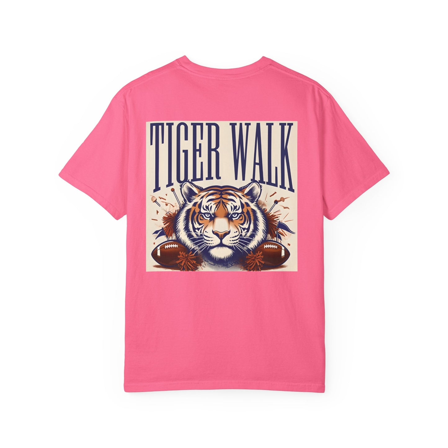 War Eagle Tiger Walk Unisex T-Shirt, Casual Tee, College Apparel, Game Day Shirt, Sports Fan Gear, Gift for Auburn Fans
