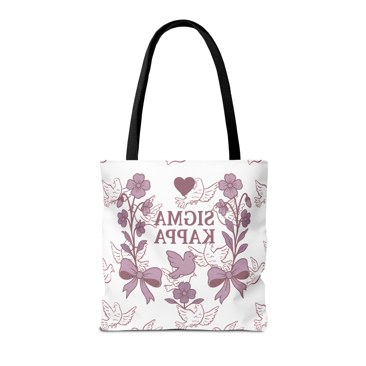 Sigma Kappa Floral Tote Bag | Sorority Gift, Eco-Friendly Carry-All, College Accessory, Stylish Shopping Bag, Chic Beach Tote