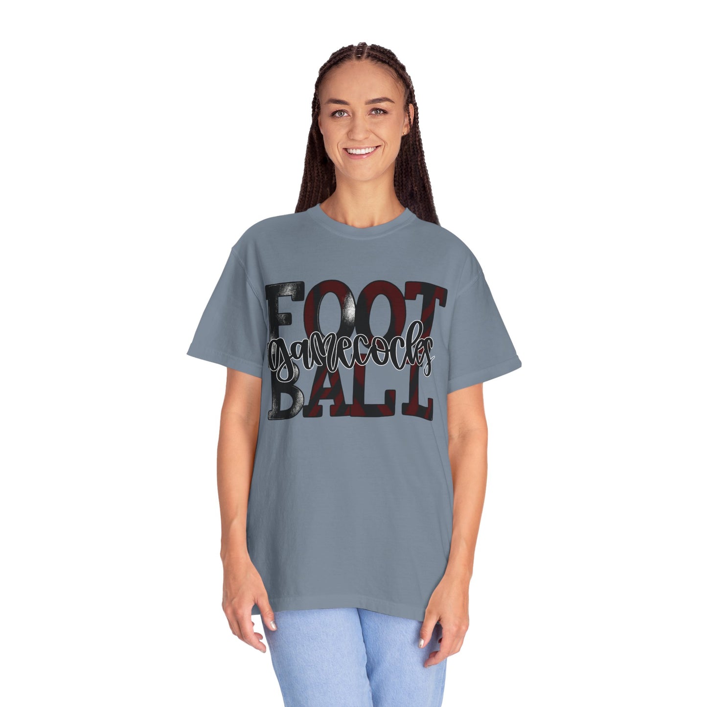 Game Day Football Tee - Unisex Garment-Dyed T-shirt for Fans
