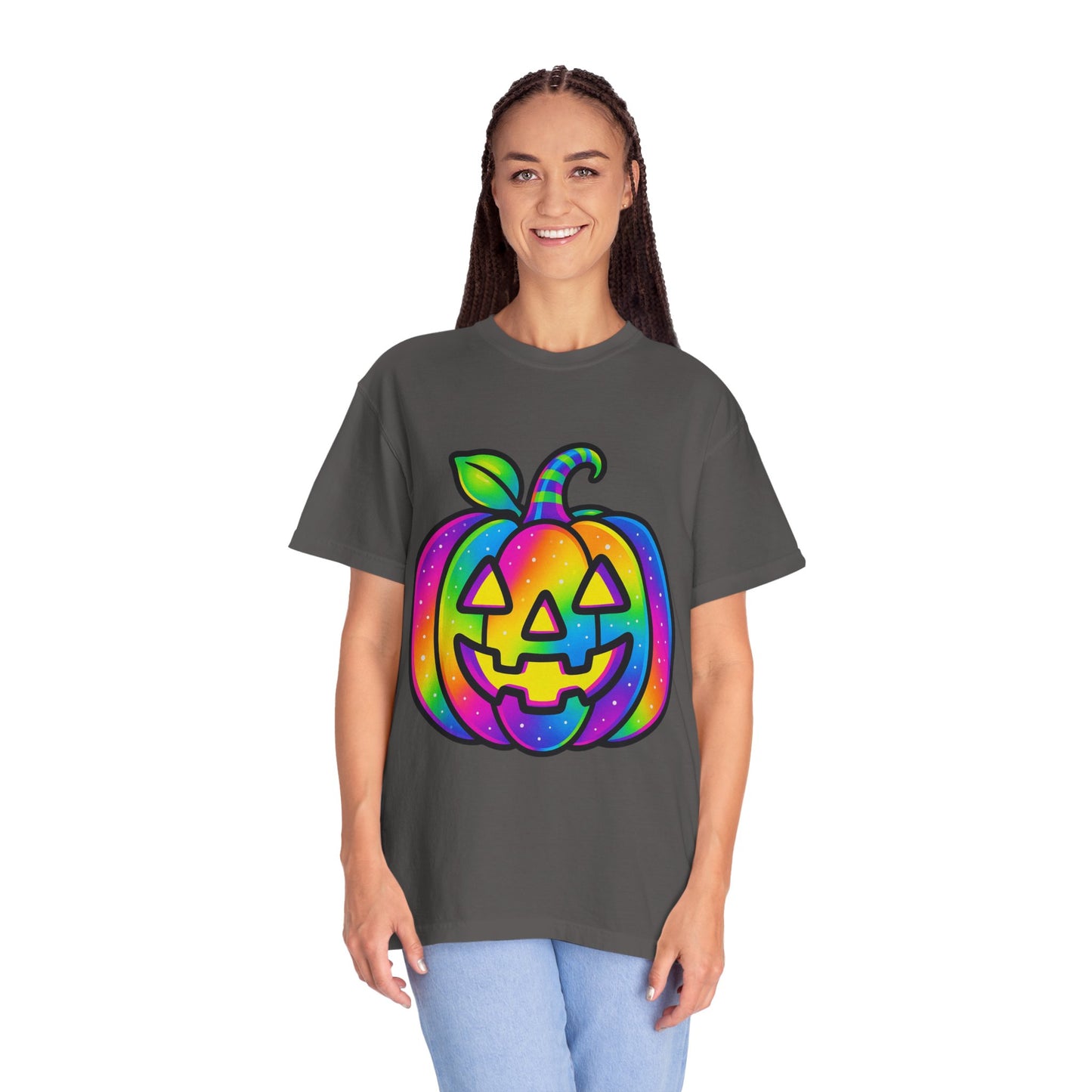 Colorful Pumpkin T-shirt for Halloween