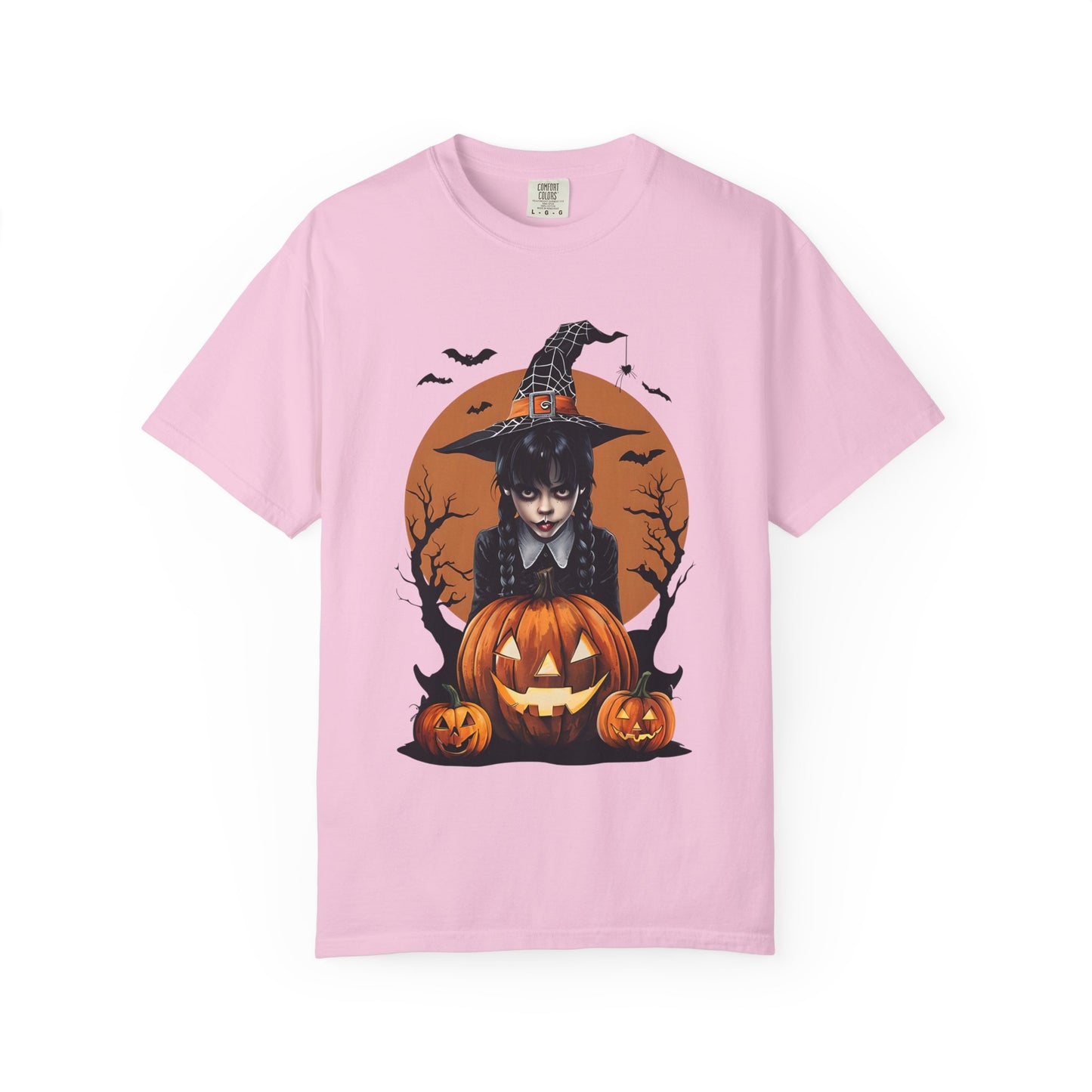 Halloween Witch Graphic Tee, Spooky Unisex T-Shirt, Pumpkin Halloween Costume, Fall Festive Apparel, Witchy Shirt for October