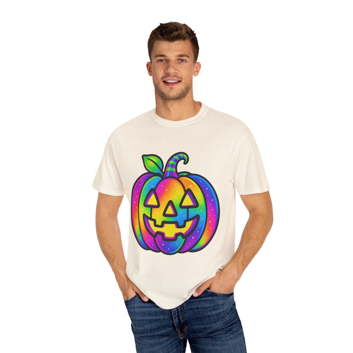 Colorful Pumpkin T-shirt for Halloween