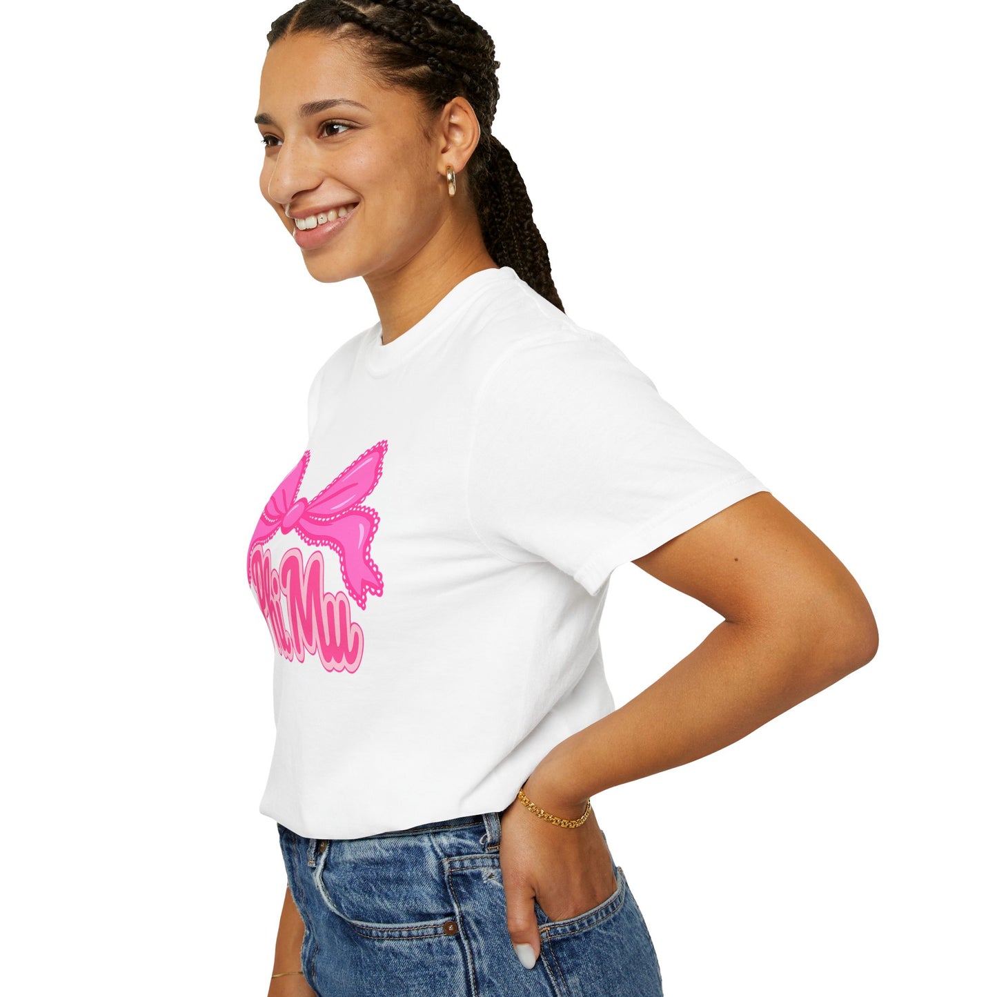 PhiMu Bow Pink Sorority T-Shirt