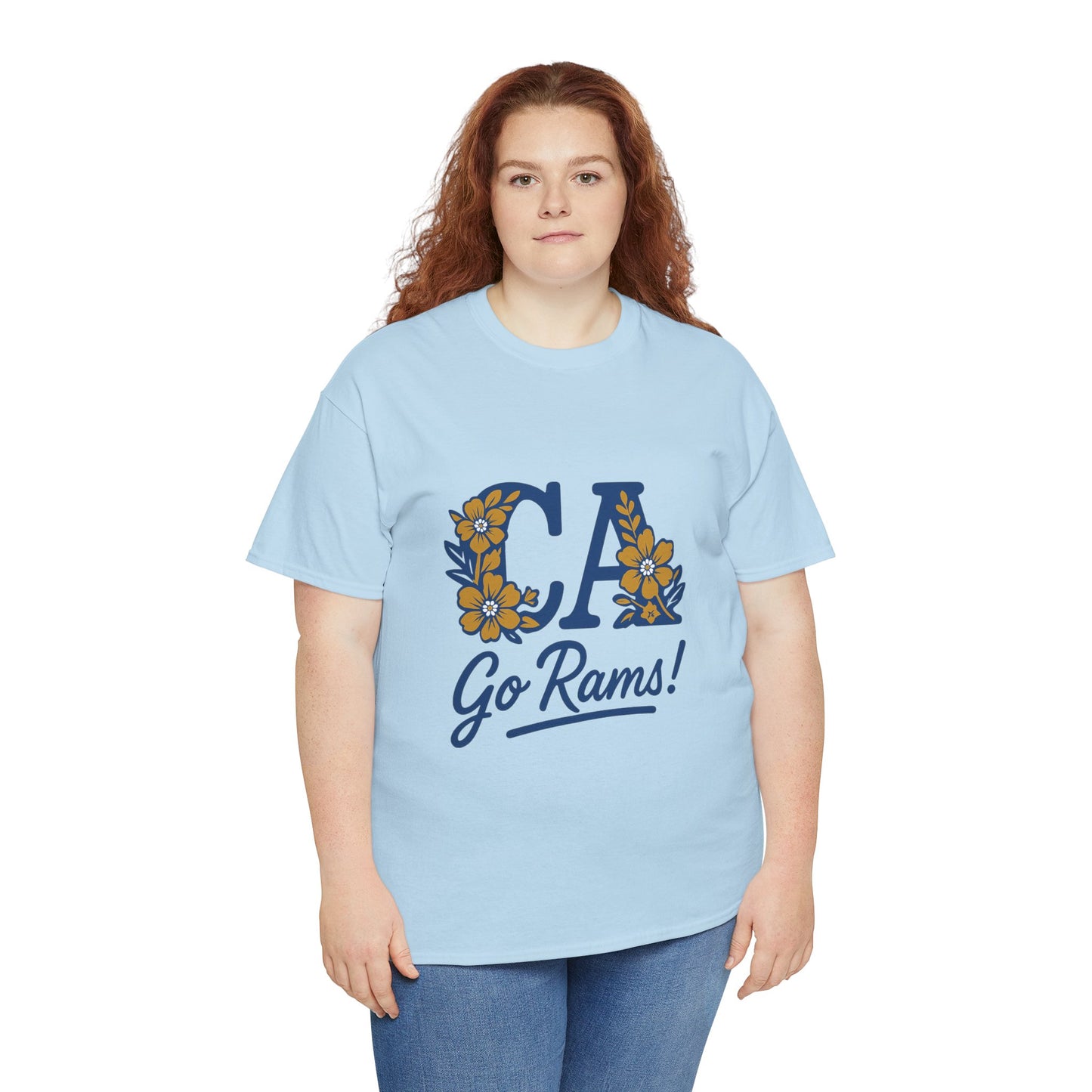 CA Rams Floral Tee