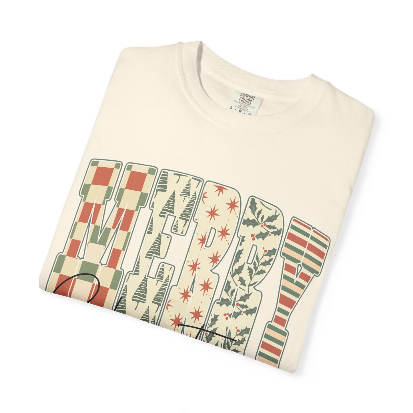 MERRY XMAS Unisex Garment-Dyed T-shirt