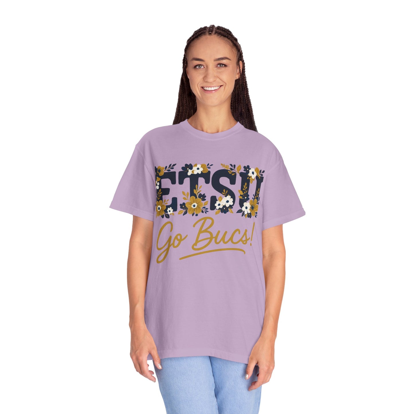 Floral Go Bucs Unisex T-shirt - College Apparel