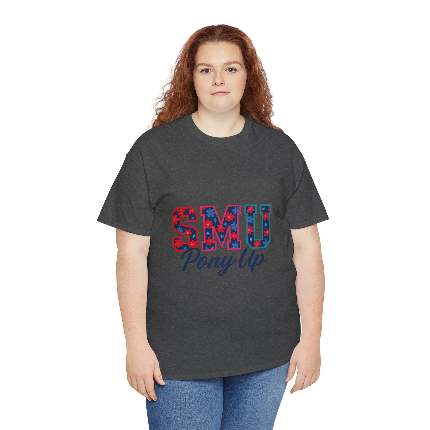 SMU Pony Up Unisex Heavy Cotton Tee, Casual Tees, College Apparel, Perfect Gift for Students, School Spirit Shirt, Comfortable Cotton [...]