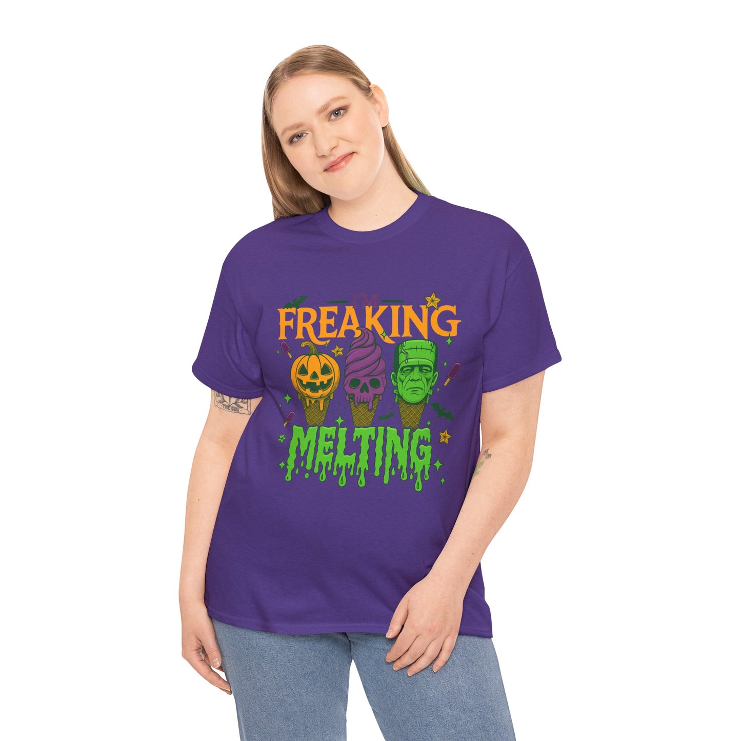 Halloween Unisex Heavy Cotton Tee, Fun Fall Shirt, Halloween Costume Top, Spooky Party Tee, Trick or Treat Apparel