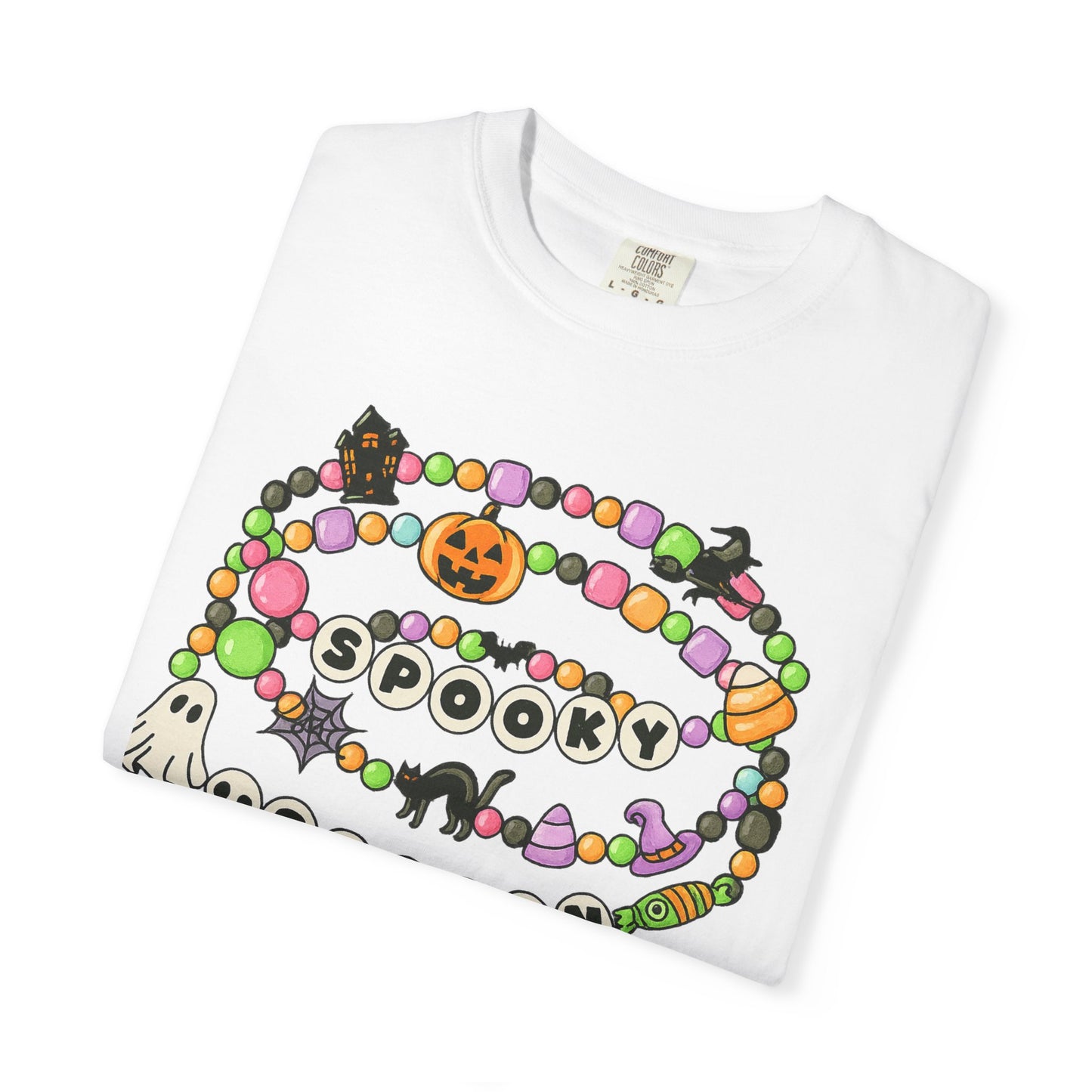 Spooky Season Friendship Bracelet T-shirt | Halloween Fun, Unisex Tee