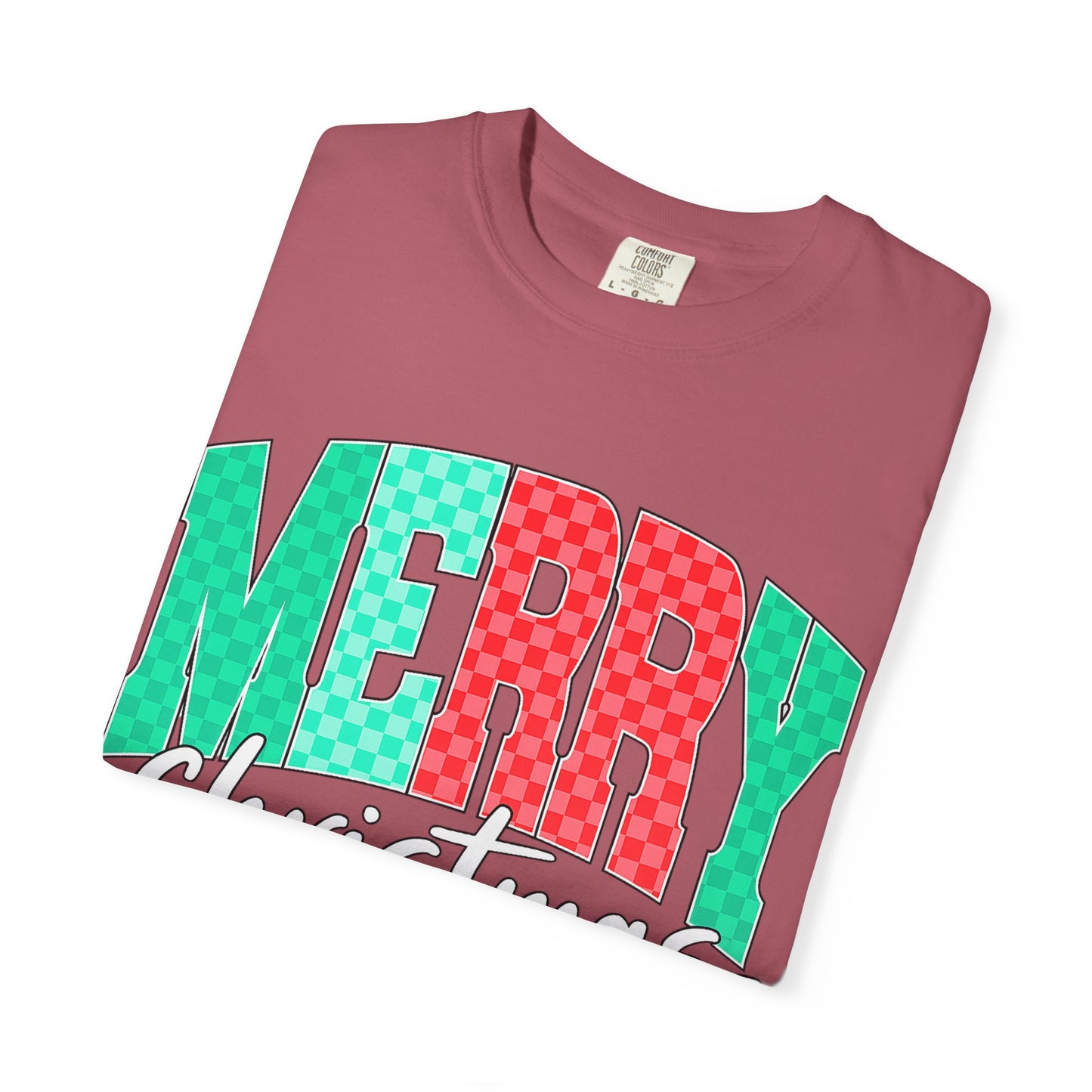 Merry Christmas Unisex Garment-Dyed T-Shirt