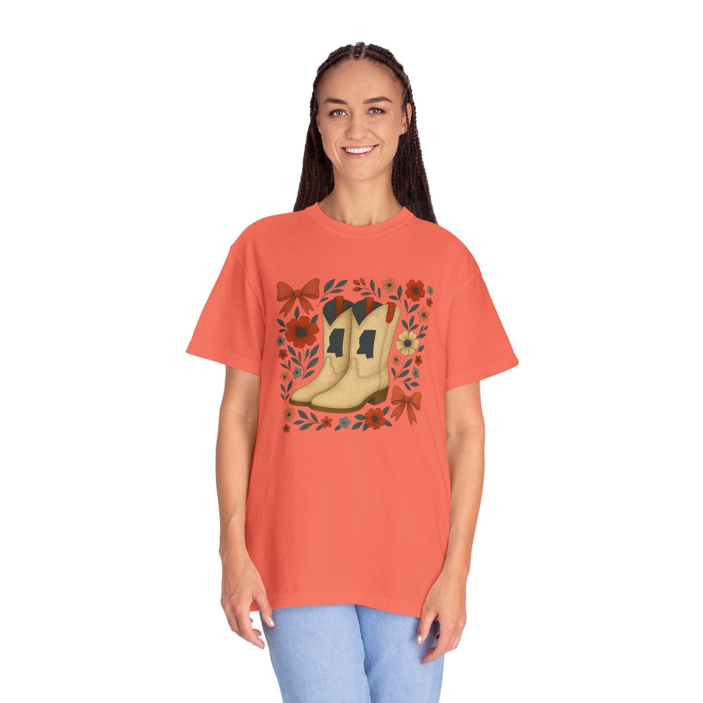 Mississippi Coquette Bow Unisex Tee - Ole Miss Fan Gift