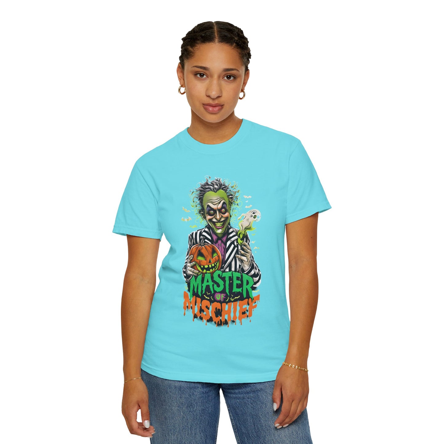 Master of Mischief Unisex T-Shirt, Halloween Party Shirt, Costume Tee, Spooky Gift, Fall Apparel, Graphic Tee